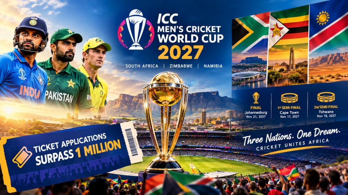 ICC Cricket World Cup 2027 co-hosts, ticket demand and confirmed final venues